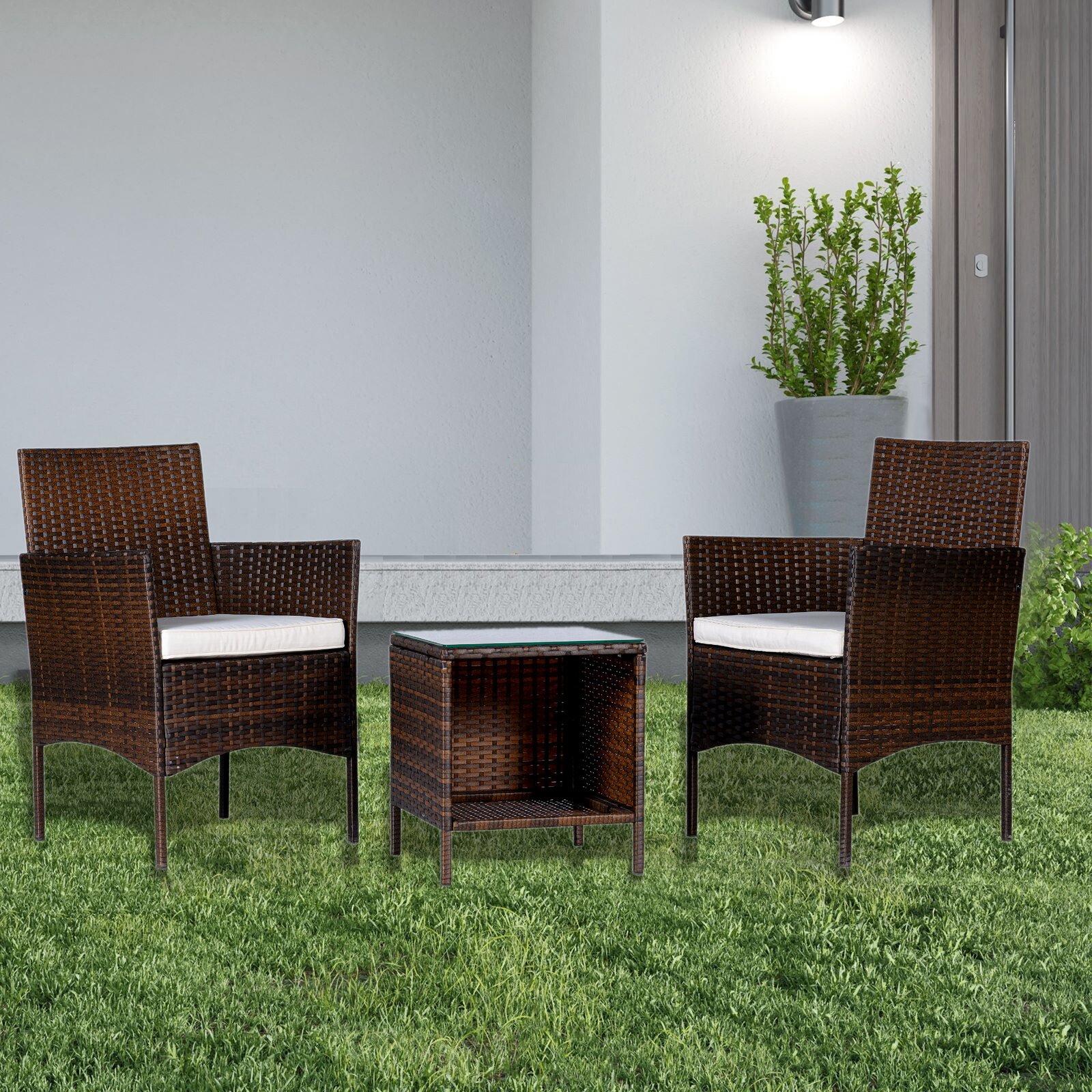 Red Barrel Studio? Mufi Square 2 - Person Outdoor Dining Set Red Barrel Studio? Mufi Square 2 - Person Outdoor Dining Set